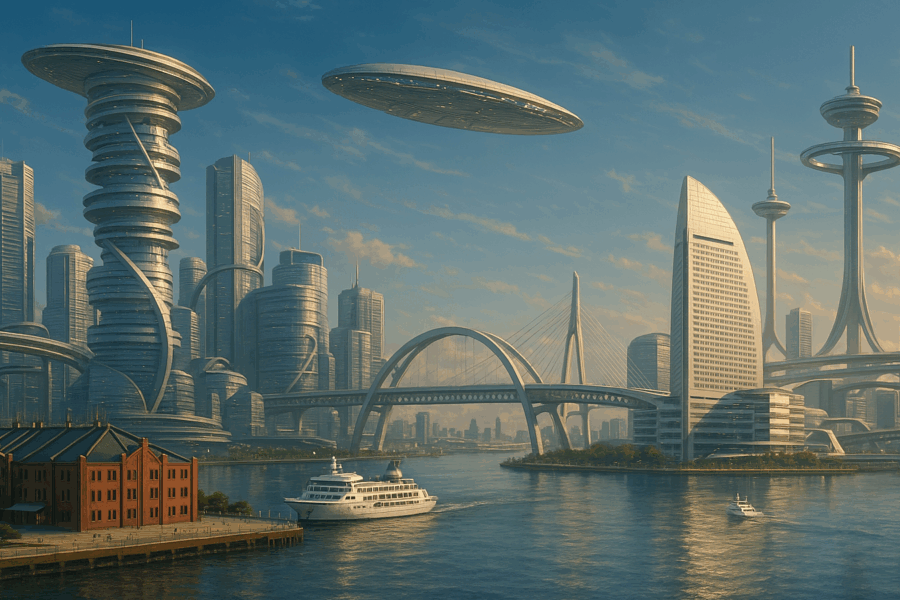 未来のみなとみらい(イメージ)